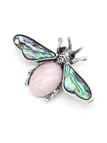 Insect Design Brooch - Multicolor - View 3