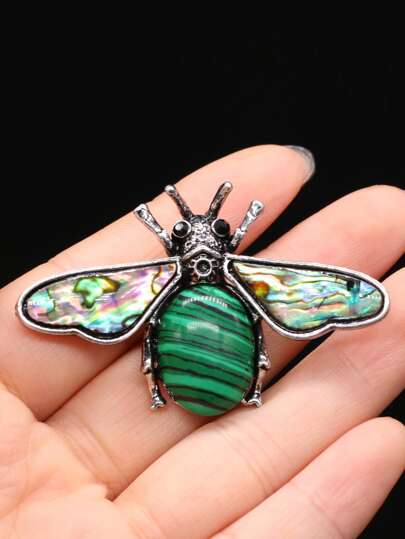 昆蟲設計胸針