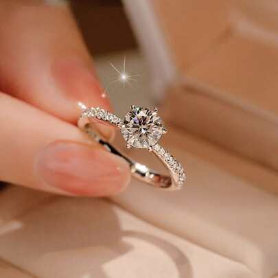 Nhẫn Trang Trí Đá Cubic Zirconia