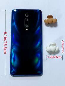 8pcs Heart Design Hair Claw - Multicolor - View 3