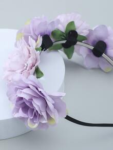 Diadema con diseño de flor - Multicolor - Ver 3