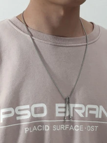 男士鼓棒吊墜項鍊