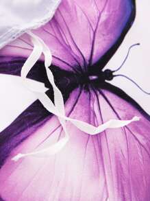 3入組/套花卉和蝴蝶圖案被套套裝1入組被套和2入組枕套家居布藝床上用品四季皆宜 - 彩色 - 查看 8