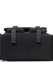 Men Release Buckle Decor Casual Daypack - Black - View 3