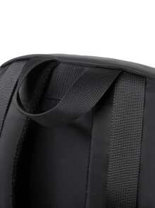 Men Release Buckle Decor Casual Daypack - Black - View 11