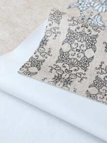 北歐風格防水防油易清潔 PVC 桌布/咖啡桌套，1入組