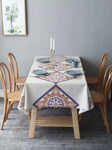 北歐風格設計防水防油 Pvc 桌布一件餐桌/咖啡桌 - 彩色 - 查看 4