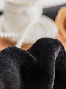 1 manta de unicolor, manta negra de tela Simple para cama, hogar - Multicolor - Ver 3