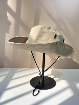 男士字母裝飾漁夫帽