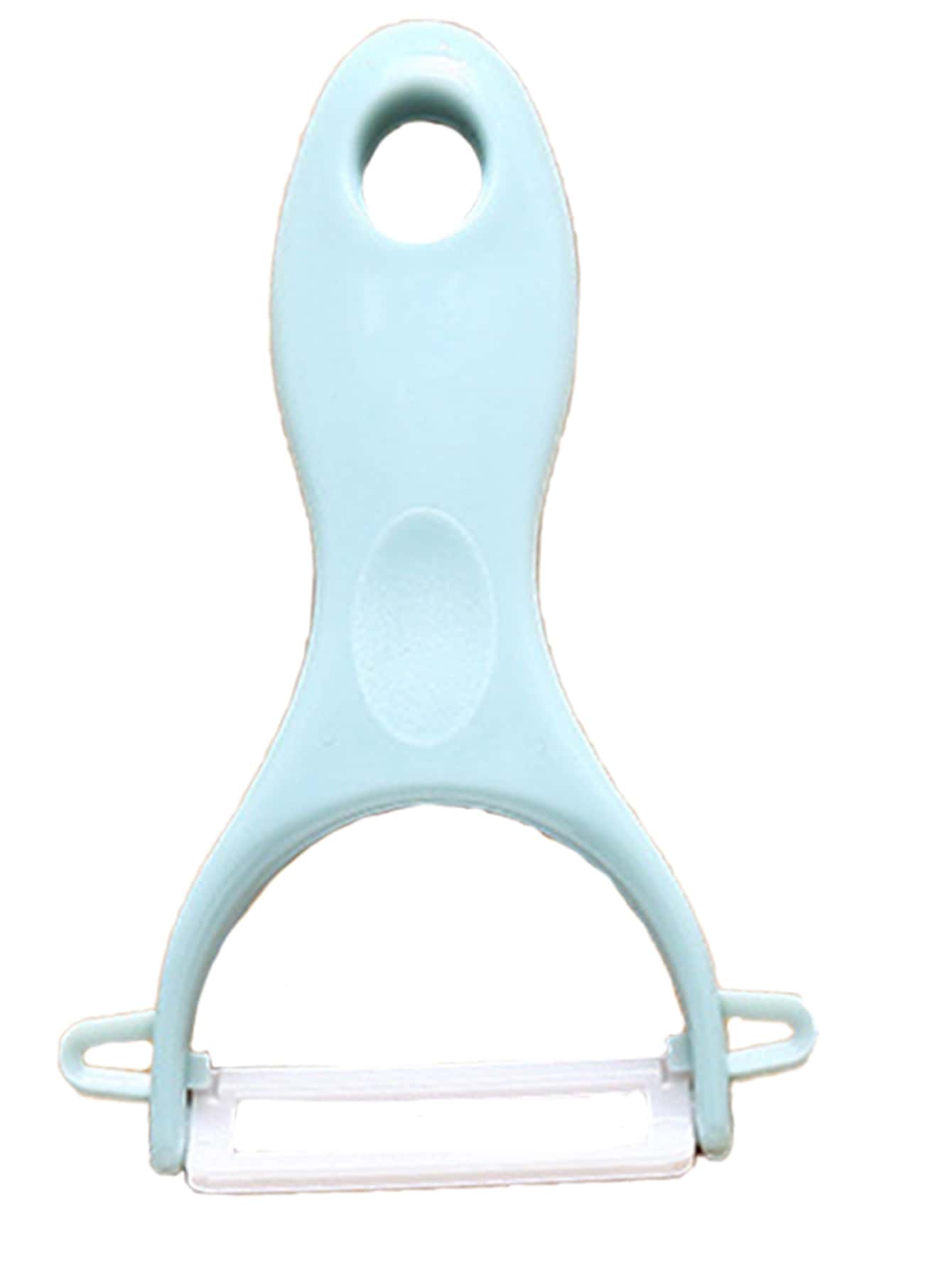 1pc Plastic Peeler, Blue Multifunction Veggie Fruit Peeler For Kitchen - Blue - View 1