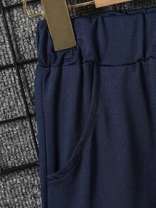 男孩字母圖案短褲