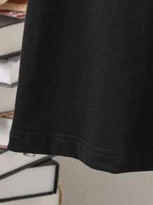 Boys Bear & Slogan Graphic Tee - Black - View 3