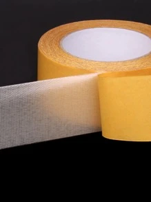 1pc Double-sided Tape, Fiber Strong Adhesive Patch For Home - Clear - View 1