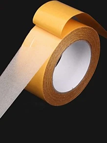 1pc Double-sided Tape, Fiber Strong Adhesive Patch For Home - Clear - View 3