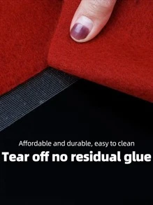 1pc Double-sided Tape, Fiber Strong Adhesive Patch For Home - Clear - View 5