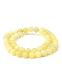 Hạt pha lê tự nhiên 1 sợi - Màu vàng - Xem 1