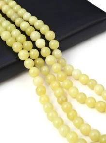 Hạt pha lê tự nhiên 1 sợi - Màu vàng - Xem 5