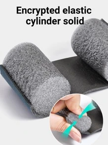 1入組條家用塑料密封條黑色防水密封膠帶 - 黑色 - 查看 4