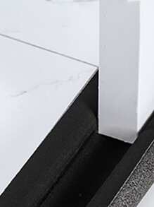 1入組條家用塑料密封條黑色防水密封膠帶 - 黑色 - 查看 1