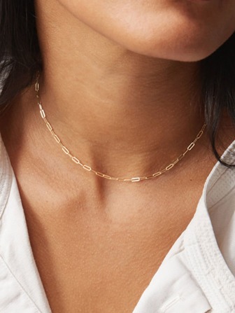 1pc Minimalist Stainless Steel Long Hammer Cross Chain Necklace For Women