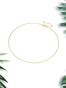 Chuỗi vòng cổ tối giản - Vàng - Xem 3