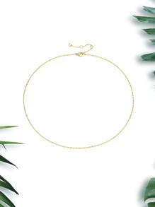 Chuỗi vòng cổ tối giản - Vàng - Xem 4