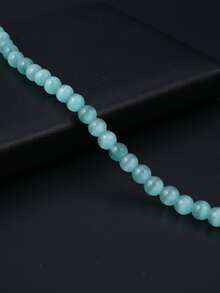 1 hebra Accesorio de joya DIY cuenta - Verde Lima - Ver 6