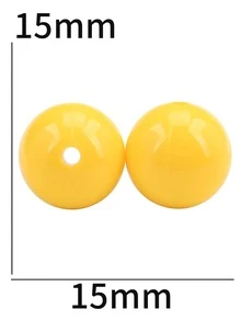 100 piezas/set Accesorio de joya DIY cuenta - Multicolor - Ver 3