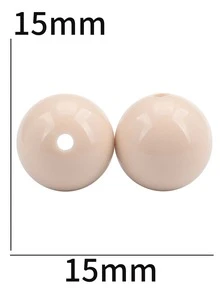 100 piezas/set Accesorio de joya DIY cuenta - Multicolor - Ver 3