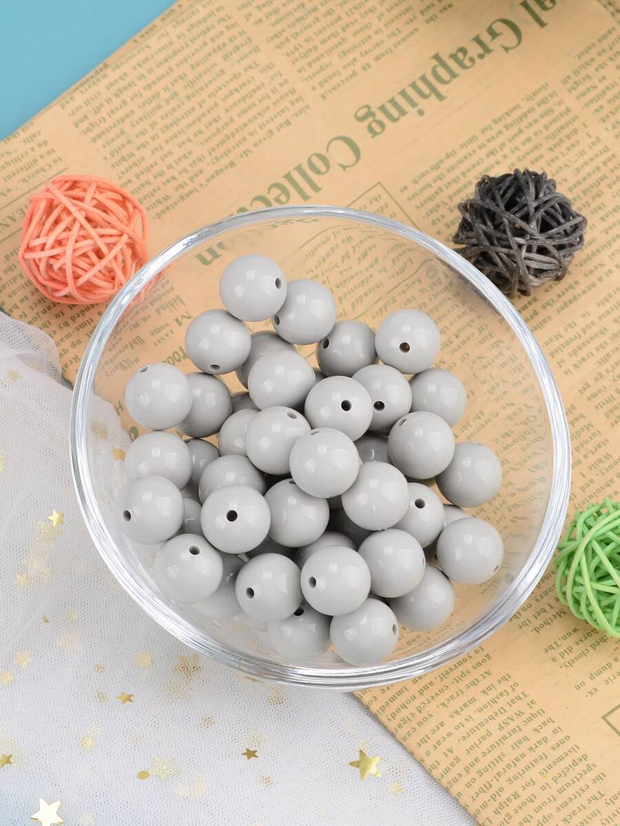 100 pièces/set Accessoire de bijoux DIY perle - Multicolore - Voir 1