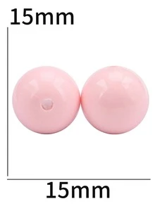 100 piezas/set Accesorio de joya DIY cuenta - Multicolor - Ver 3