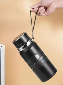 1pc Highly Attractive Stainless Steel Bottle - Black - View 4