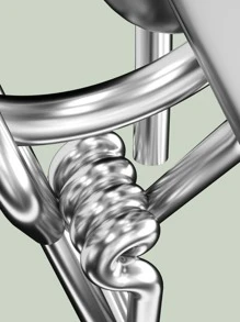 1pc Stainless Steel Drying Rack, Classic Multifunction Clothes Drying Rack For Household - Silver - View 6