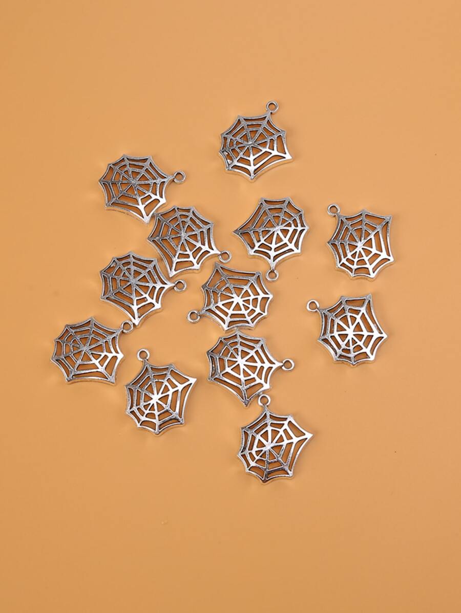 12 sztuk/zestaw Spider Web DIY wisiorek