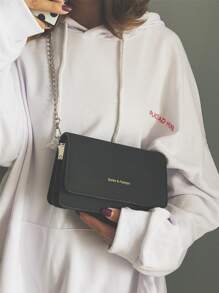 Bolso cuadrado pequeño de alta calidad de moda para mujeres con cadena multicapa, elegante bolso de hombro/cruzado