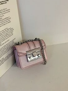 Túi Crossbody Nữ Chuỗi - Hồng - Xem 5