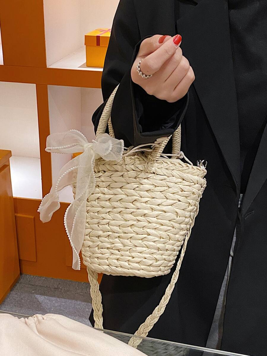 Túi đeo chéo Nữ - Màu be - Xem 1