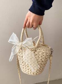 Túi đeo chéo Nữ - Màu be - Xem 3