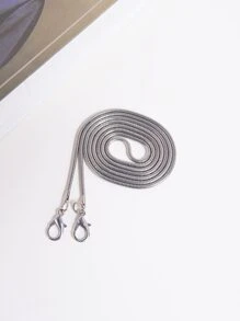 Fashionable Snake Shaped Premium Iron Chain Shoulder Strap - Silver - View 1