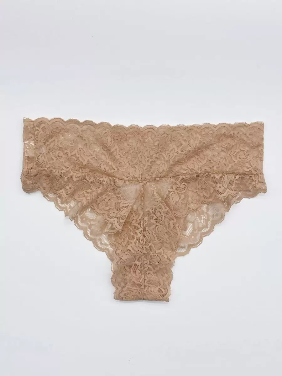 花卉蕾丝扇贝边内裤性感内衣