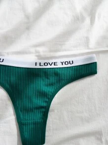 Yoga 7packs Letter Tape Sexy Panties Sports