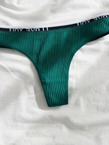 Yoga 7packs Letter Tape Sexy Panties Sports