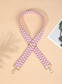 包裝配件配件帶包布鍊寬背包黑色手柄斜挎帆布替換金屬鋁合金可調便攜包裝飾配件時尚耐用新手和白領女性青少年女學生禮品 - 彩色 - 查看 1