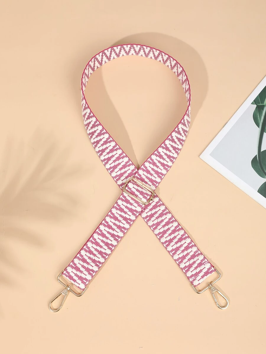 包裝配件配件帶包布鍊寬背包黑色手柄斜挎帆布替換金屬鋁合金可調便攜包裝飾配件時尚耐用新手和白領女性青少年女學生禮品 - 彩色 - 查看 1