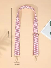 包裝配件配件帶包布鍊寬背包黑色手柄斜挎帆布替換金屬鋁合金可調便攜包裝飾配件時尚耐用新手和白領女性青少年女學生禮品 - 彩色 - 查看 4