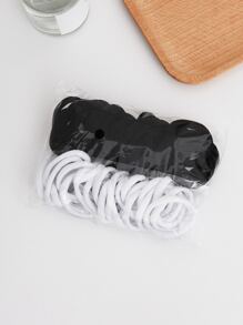 50入組素色髮圈 - 彩色 - 查看 2