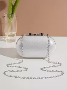 Vincy閃爍手提包，閃亮迷人，閃著亮片、華麗的珠寶，豪華、閃亮的小鑽石裝飾盒包，絕佳新娘手袋，適用於婚禮、舞會和派對的晚禮服，派對女孩和女人的晚餐包