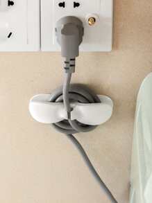 Quản Lý Cáp Sạc Đầu Cắm Treo Tường Dây Nguồn Dán Tường Dây Kẹp Dây Bếp Hoàn Thiện Lưu Trữ - trắng - Xem 7