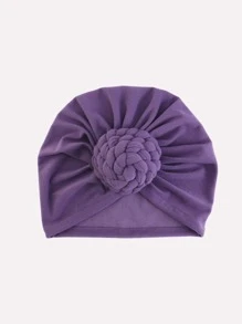 Braided Detail Head Wrap - Purple - View 4