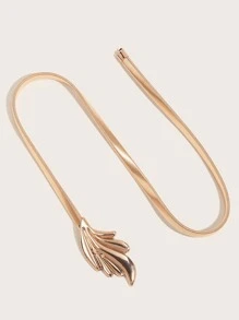 Cinturón con diseño de hoja - Dorado - Ver 3